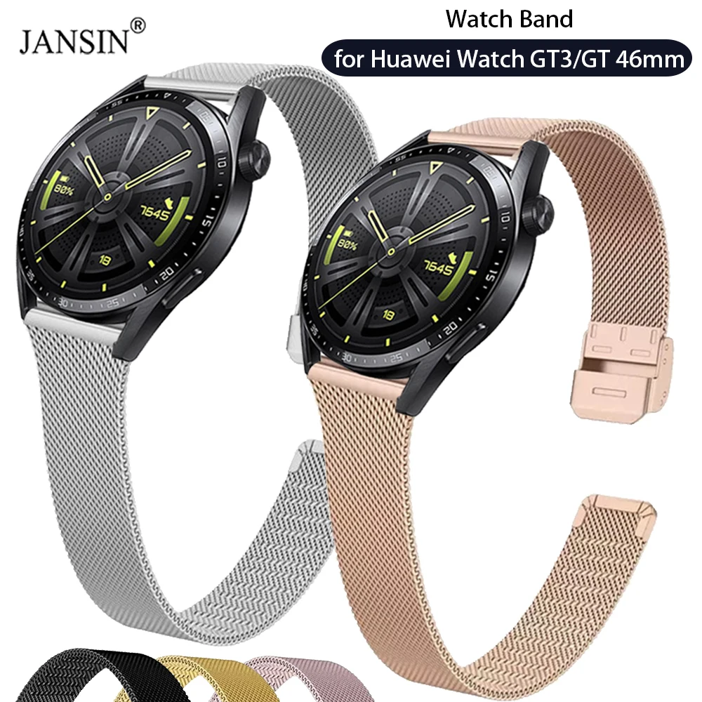 

Stainless Steel Bracelet for Huawei Watch GT3 GT 46mm Band Strap Wristband for Huawei GT 3 Runner 46mm Replacement Correa