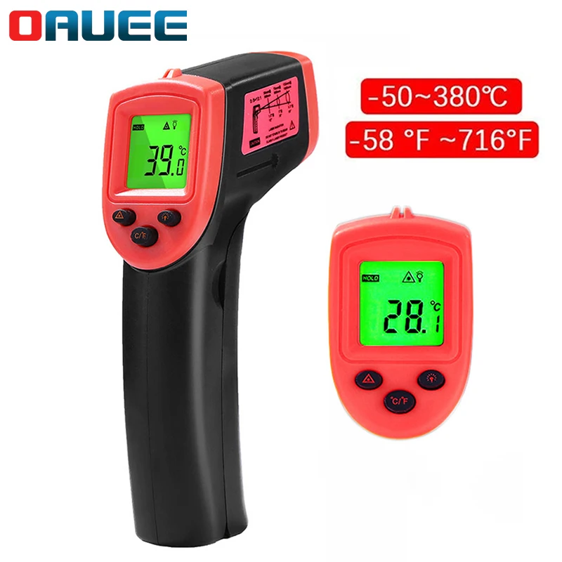 

GM320 Thermometer Hygrometer Digital Non Contact -50~380/-50~600 Degree Celsius for Kitchen Food Temperature Measurement Tools