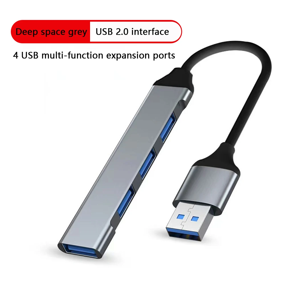 

HUB 3.0+2.0 4 Ports USB Splitter, Dock Station USB C Hub, for Macbook Air Mi PC Phones Laptop Accessories Type C HUB