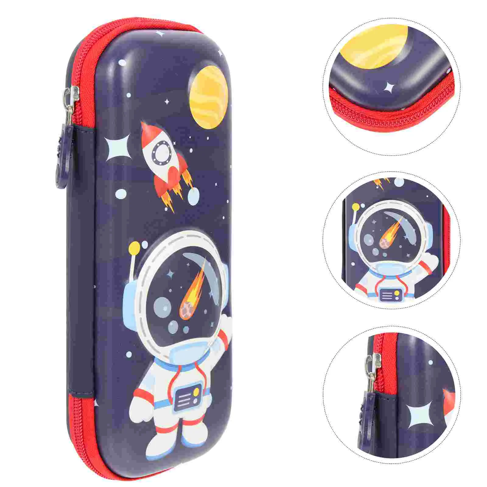 

Cartoon Bag Large Capacity Bag Spaceman Printing Pen Bag Case
