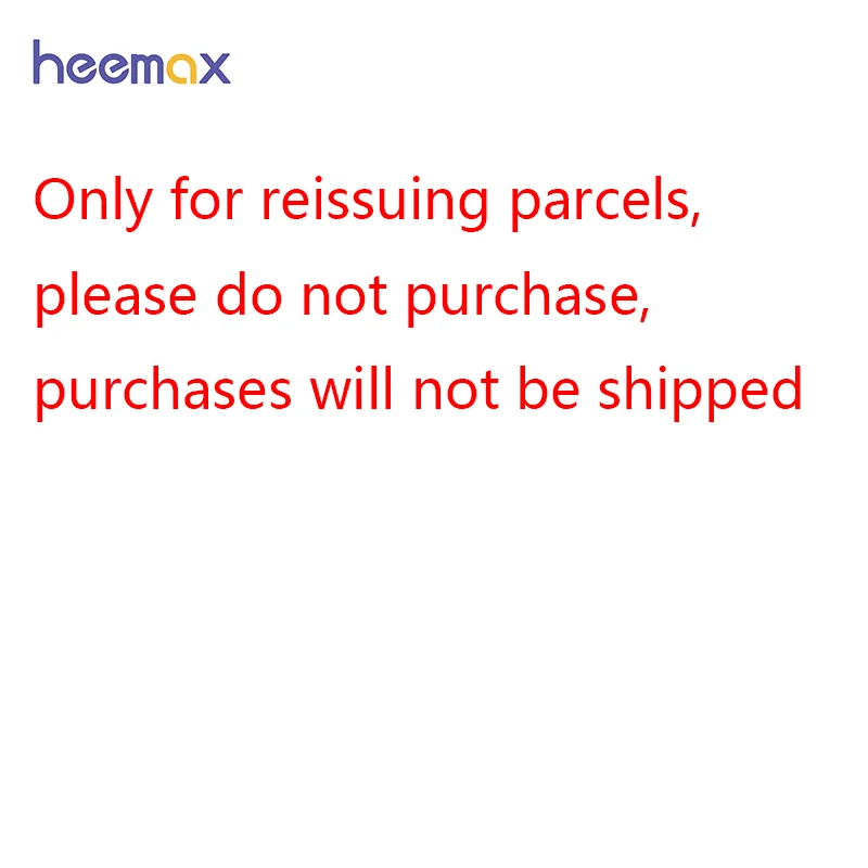 

Only for reissuing parcels, please do not purchase, purchases will not be shipped