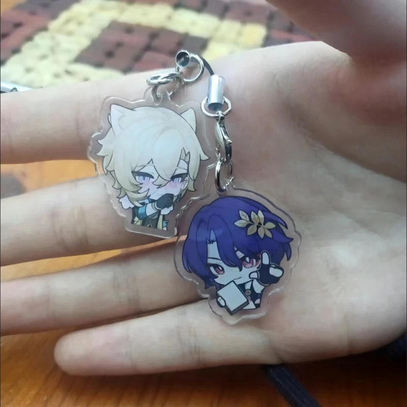 Honkai: Звездный рельс авантюрин брелок для ремешка украшение защиты от потери