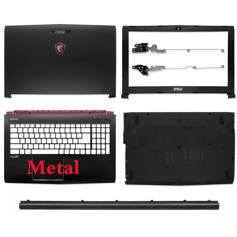 Новая верхняя крышка для MSI GP62 GP62MVR GL62 GL62M MS-16J5 J6 J9, задняя крышка ЖК-дисплея/передняя рамка/петли/пампот/Нижняя крышка/крышка петли