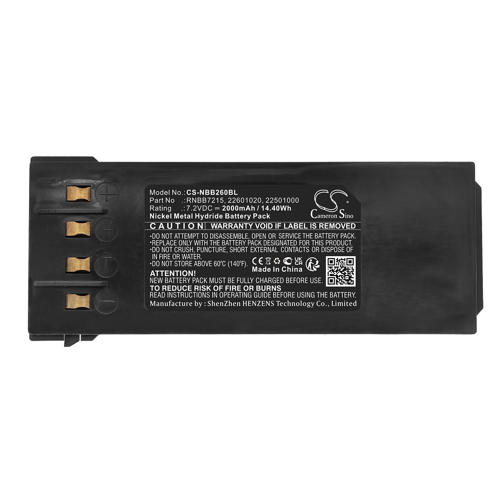 Аккумулятор Cameron Sino 2000 мАч для HIAB NBB 095 102 077 HIDUO 088CL Nano-L Nano-M Planar-NL