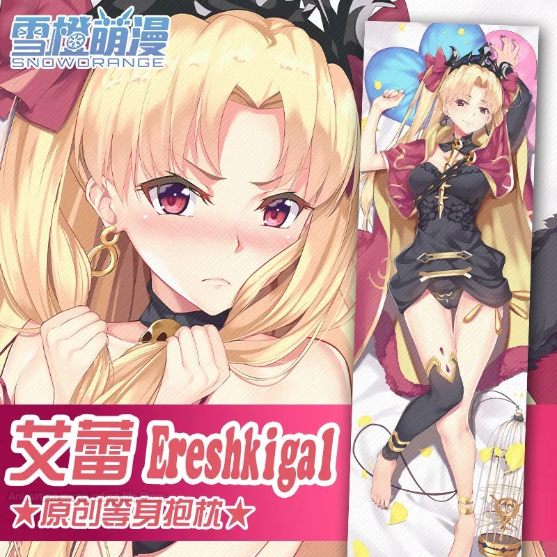 Ereshkigal FGO аниме игра наволочка Dakimakura Otaku обнимающая для тела длинная подушка FATE