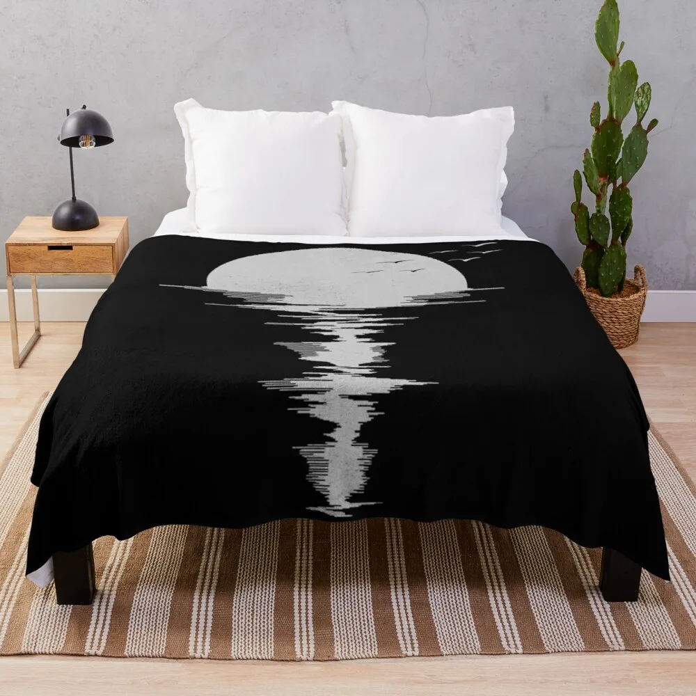 

Лунная песня плед одеяло Большой вязаный клетчатый текстиль для зимы домашнее пушистое одеяло