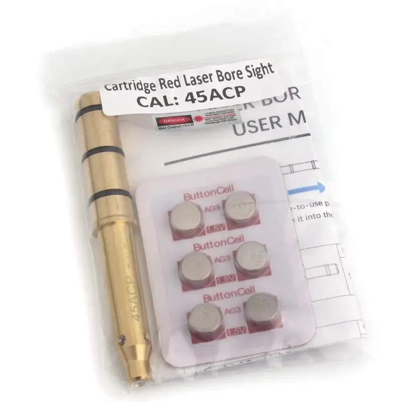 Прицел Lase-r Bore Sight .177Cal .22LR .223Rem 9 мм .38spl Barrel Red Boresighter Револьвер Пистолет Винтовка