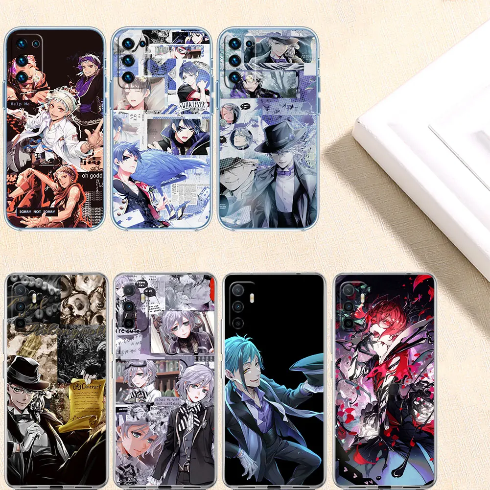 Чехол Disney Twisted Wonderland для Moto Edge 50 Ultra Fusion G Stylus E22S G14 G85 G84 G62 E32 E22I G7 G6 E7 E6 Play Plus Power