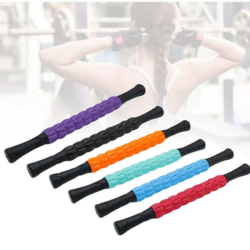 

Fitness Equipment Yoga Roller Massage Stick Pilates Whole Body Spiky Point Fatigue Reduce Muscle Relax Physical Therapy Exercise