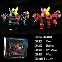 very cool kawai 10cm q version 006 cos pikachuu cosplay carnage massacre anime pvc action figure