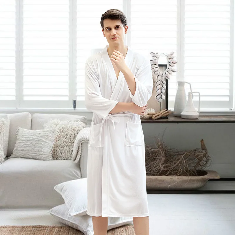 Couple Night Robe Pijama Night Dress Pajamas Solid Kimono Fashion Bath Robe Sexy Bathrobe Wedding Bridesmaid Robe Sleepwear