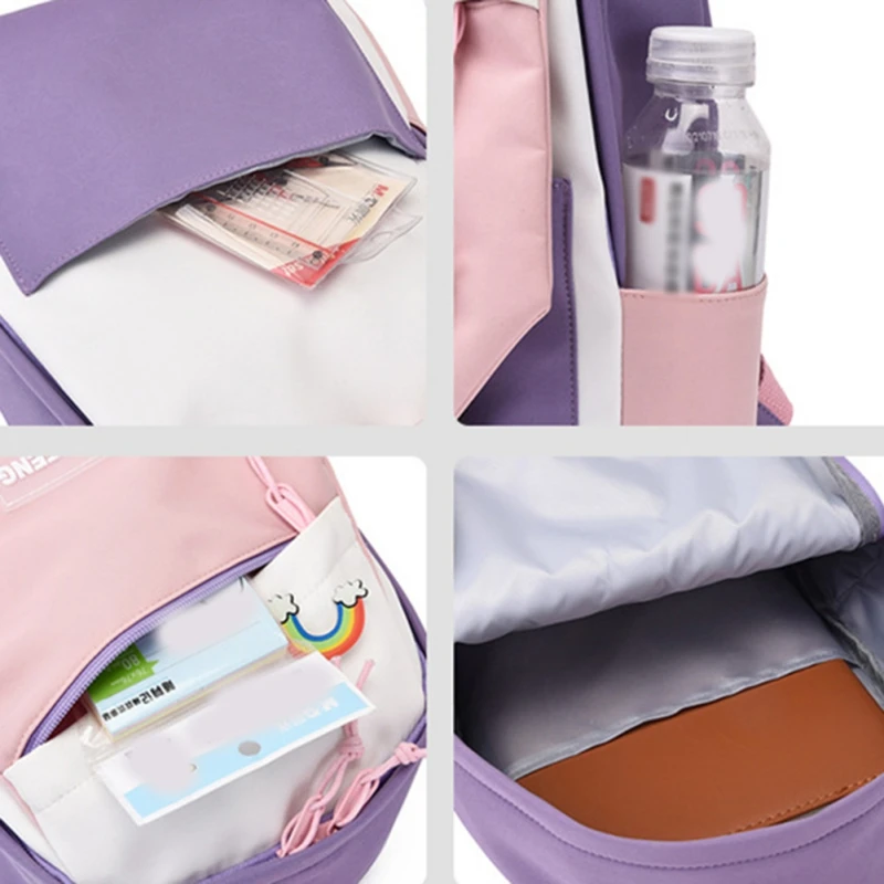 Детский Школьный рюкзак для мальчиков и девочек дышащие ранцы контрастных