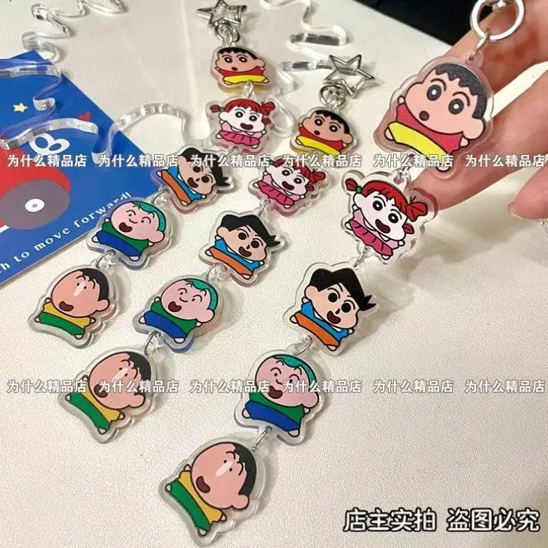 Брелок-подвеска для сумки Crayon Shin-Chan Multi-Link из акрила, коллекция динозавров Широ Химавари и Шин-Чан, креативные сувениры (art.: 3920dbb025393) - 3920dbb025393