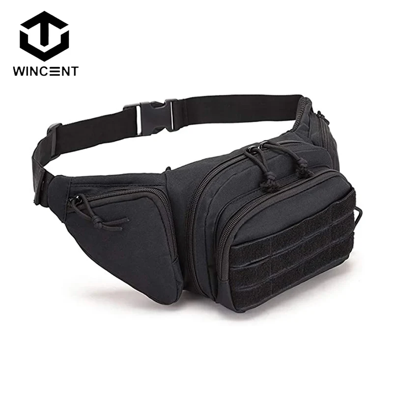 

WINCENT тактическая поясная сумка для пистолета, многофункциональная трехслойная охотничья сумка высокой плотности 1000D нейлон
