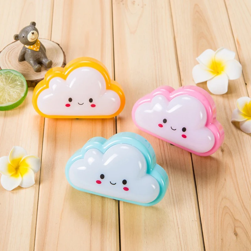 

SXZM 3D Cute Cloud LED Night Light US Plug-In Wall Socket Lamp Children Gift Decoration Ligting For Home Bedroom Room Decor