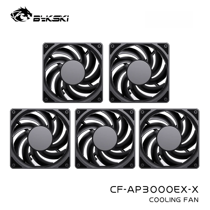 

Bykski 120mm Fan Use for Water Cooling Radiator Computer PC Case 3008RPM Heatsink Support PWM Adjust Speed CF-AP3000EX-X