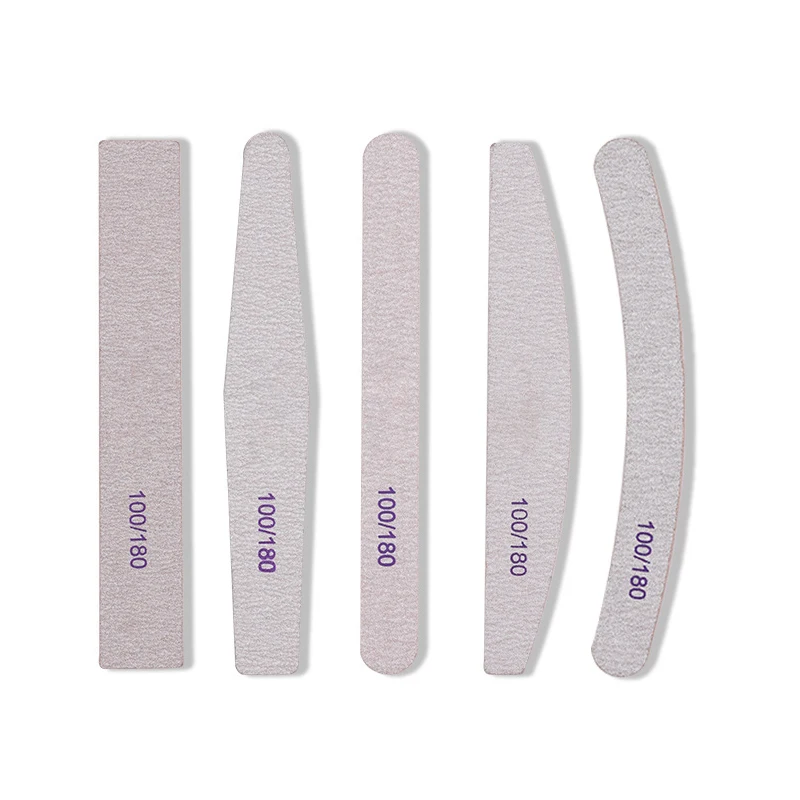 

Пилка для ногтей профессиональная, 100/180 дюйма, 5 шт.