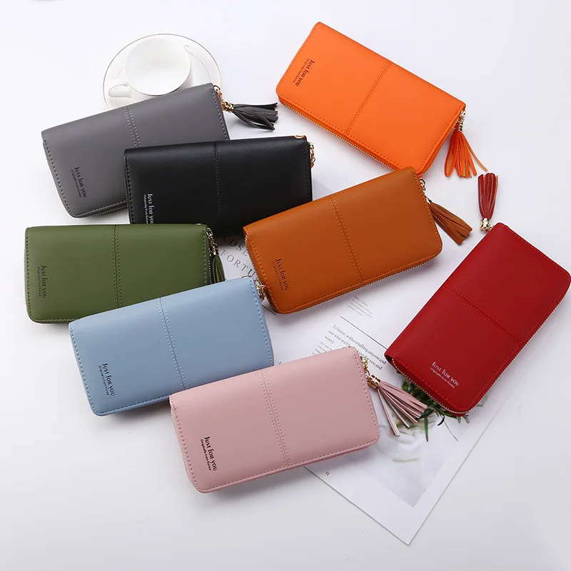 

Fashion Casual Temperament Ladies Wallet Two Fold Long Zipper Horizontal Clutch Bag Bags for Women Designer Bag Free Shipping