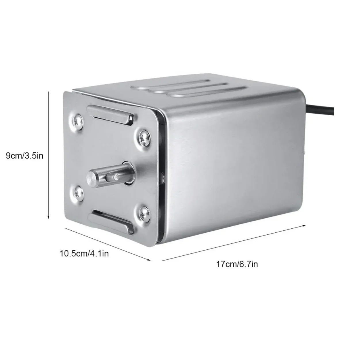 Электрический мотор гриля 38 Вт для барбекю из нержавеющей стали 140-160 кг жаровни