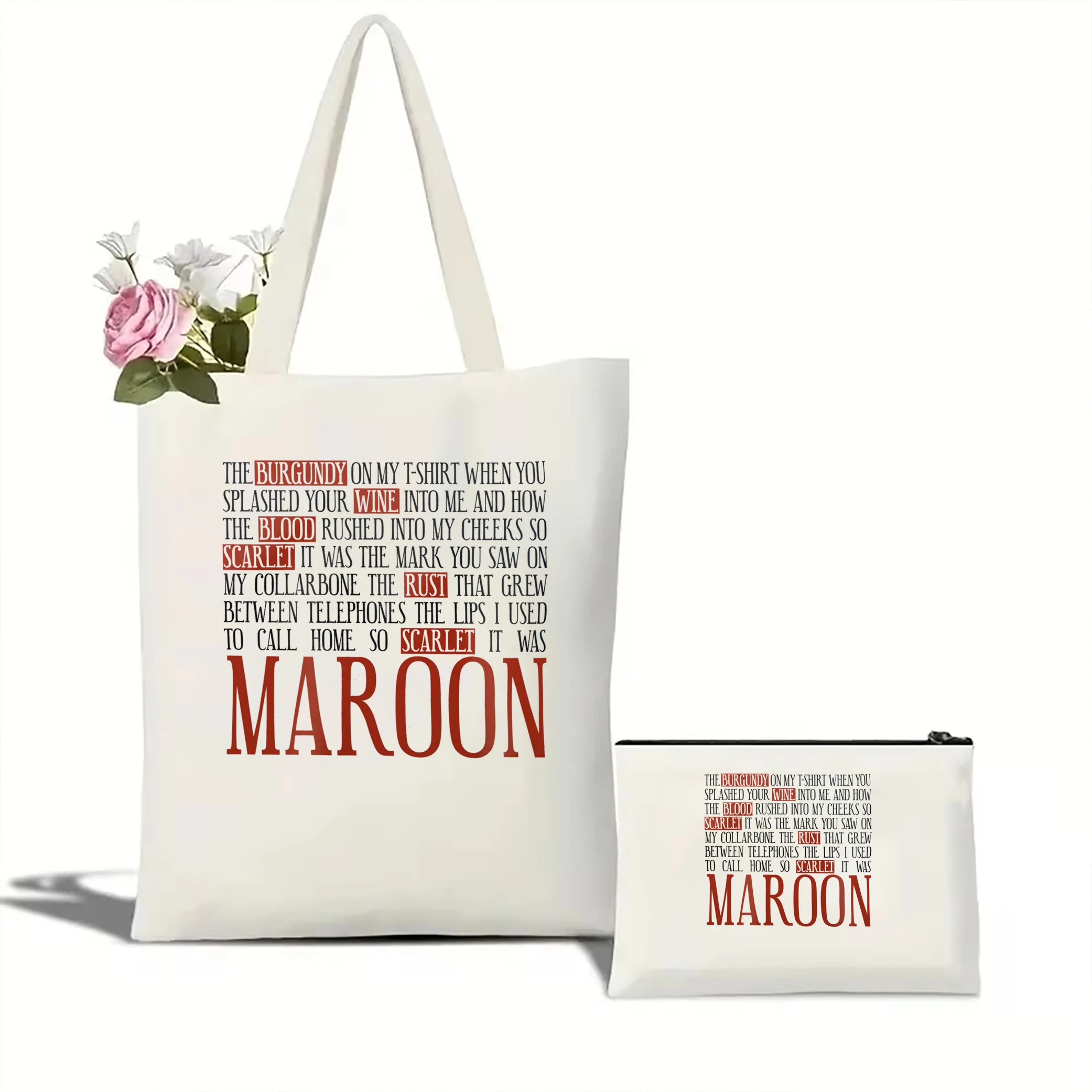 Холщовая Сумка-тоут с текстом песни Тейлор музыка женская модная переносная