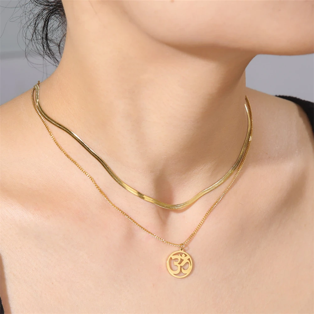 Ожерелья с подвеской Cazador буддизм индуиский Йога Om для женщин и мужчин оптовая