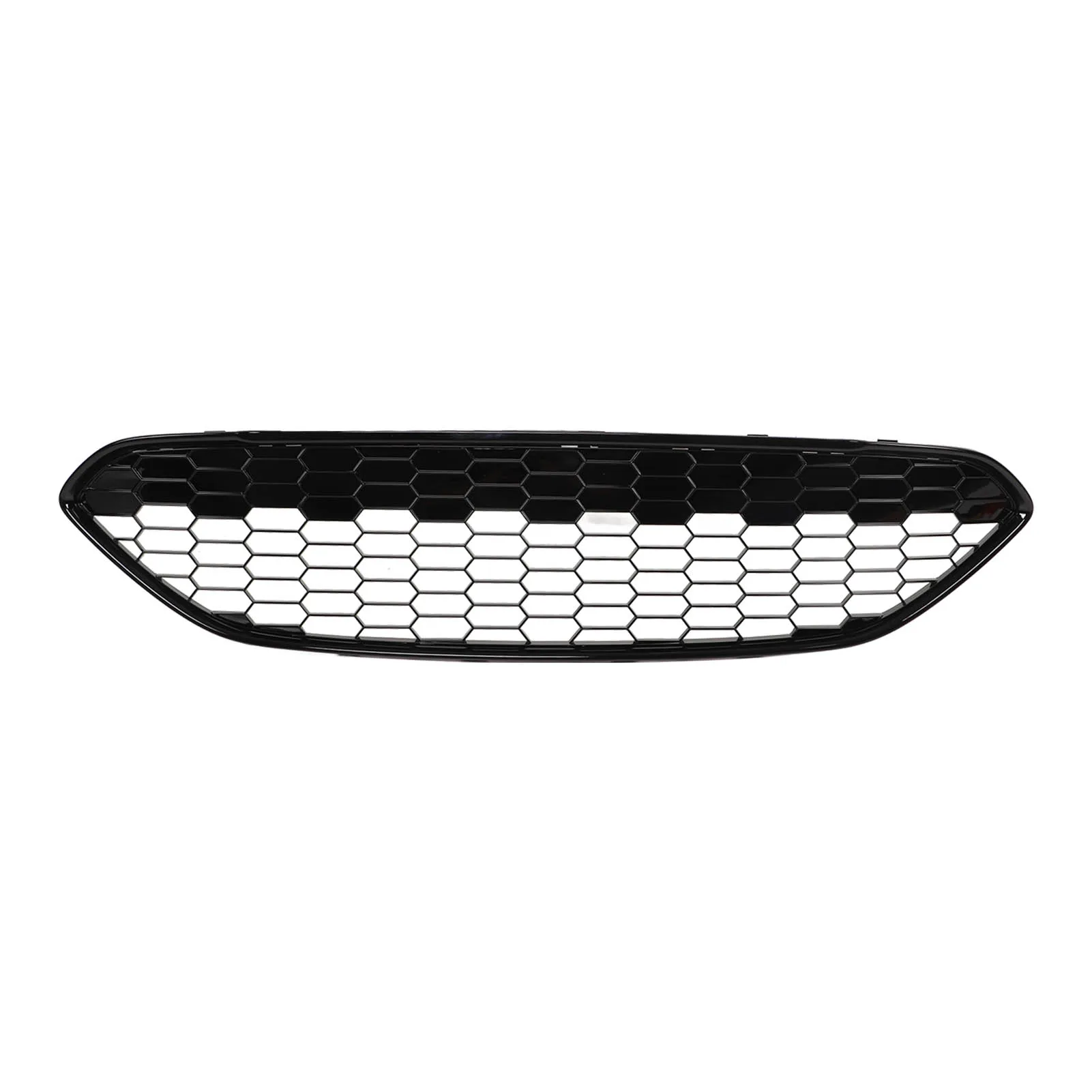 

Front Bumper Upper Grill Cover 1778260 Glossy Black Protection Grille Cover Replacement for Ford Fiesta 2013‑2017