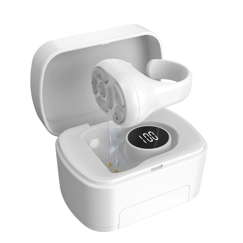 

For Tiktok Ring Bluetooth Remote Control Fingertip Automatic Page Turner Browsing Selfie Video Controller For Iphone