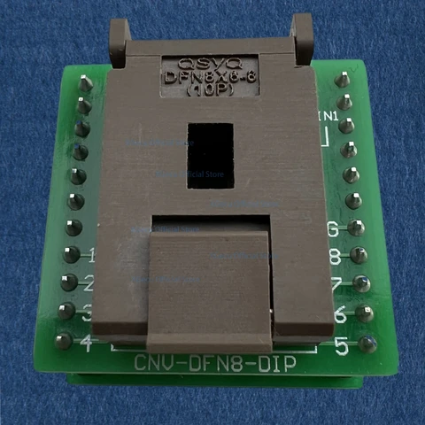 DFN8/ QFN8 / WSON8 / MLF8 /MLP8 к универсальной розетке DIP8/адаптер стандартной цветопередачи (10P) для микросхем 8x6 мм, флеш-BIOS