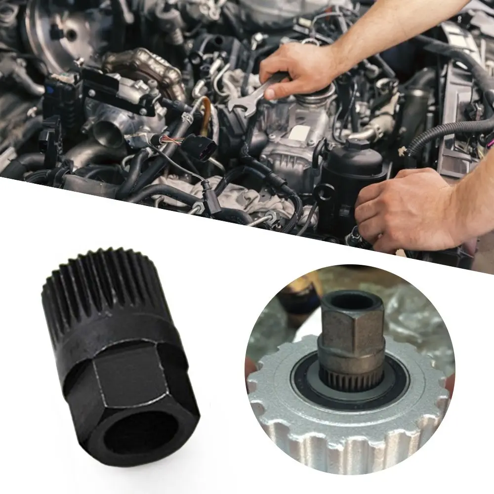 

33 Teeth Alternator Clutch Free Wheel Pulley Removal Tool Automotive Hand Tools
