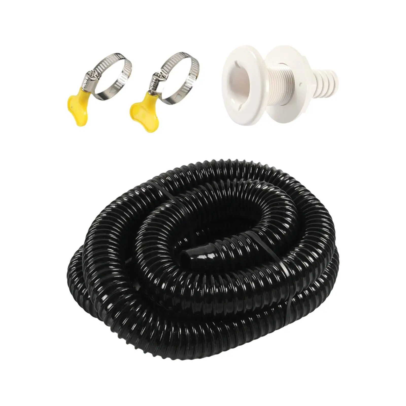 

6ft Marine Bilge Pump Hose Installation Kit Marine 6 Feet Hose Assembly Replaces Marine Bilge Pump Hose 1-1/8 inch Plumbing Kit