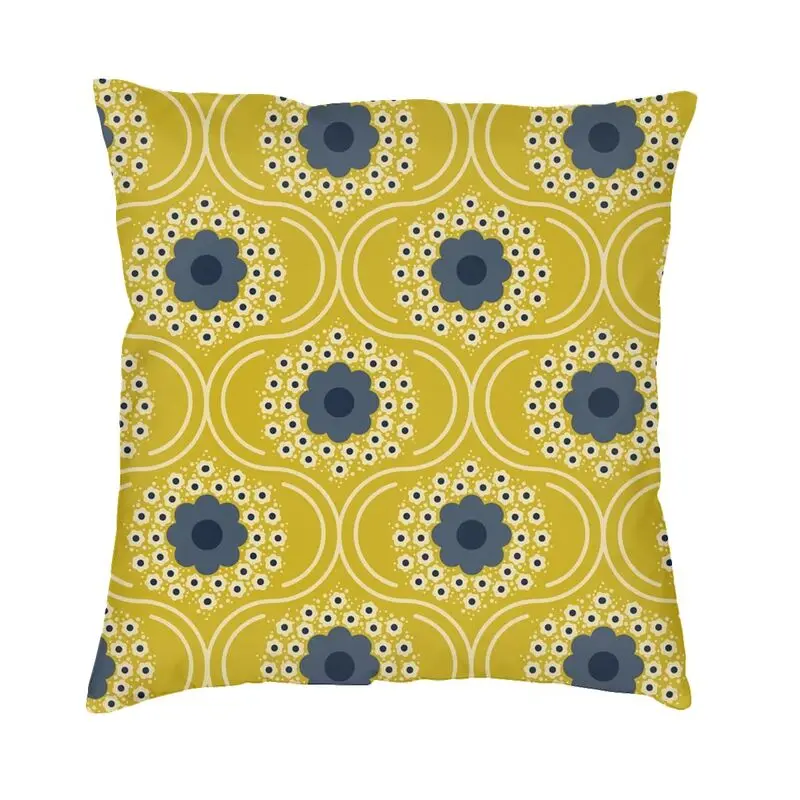 

Luxury Orla Kiely Bubble Flowers Cushion Cover for Sofa Polyester Scandinavian Pillow Case Home Decorative Pillowcase
