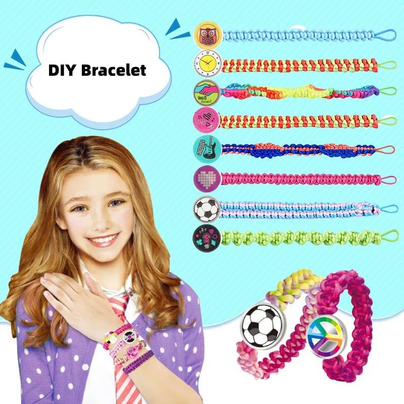 

DIY handmade toy set bracelet, parent-child interactive handmade gift box, improve hands-on ability girls holiday gift