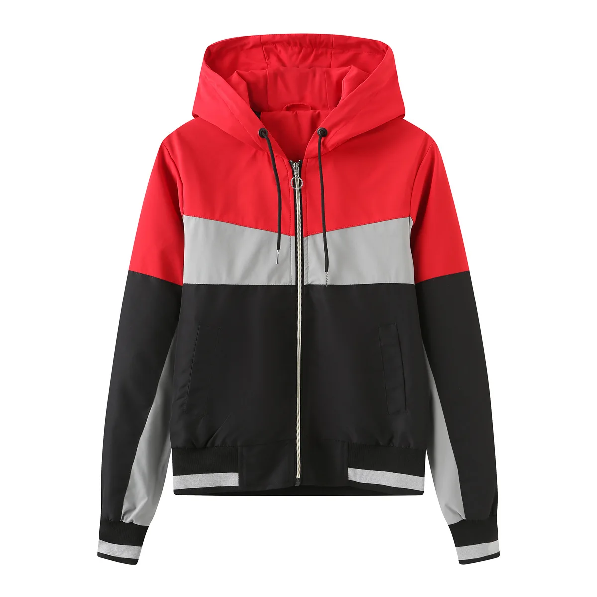 

Женская куртка, повседневное тонкое осенне-зимнее пальто, женская модная куртка-бомбер, пальто с пальто, Женский Блузон Kispo