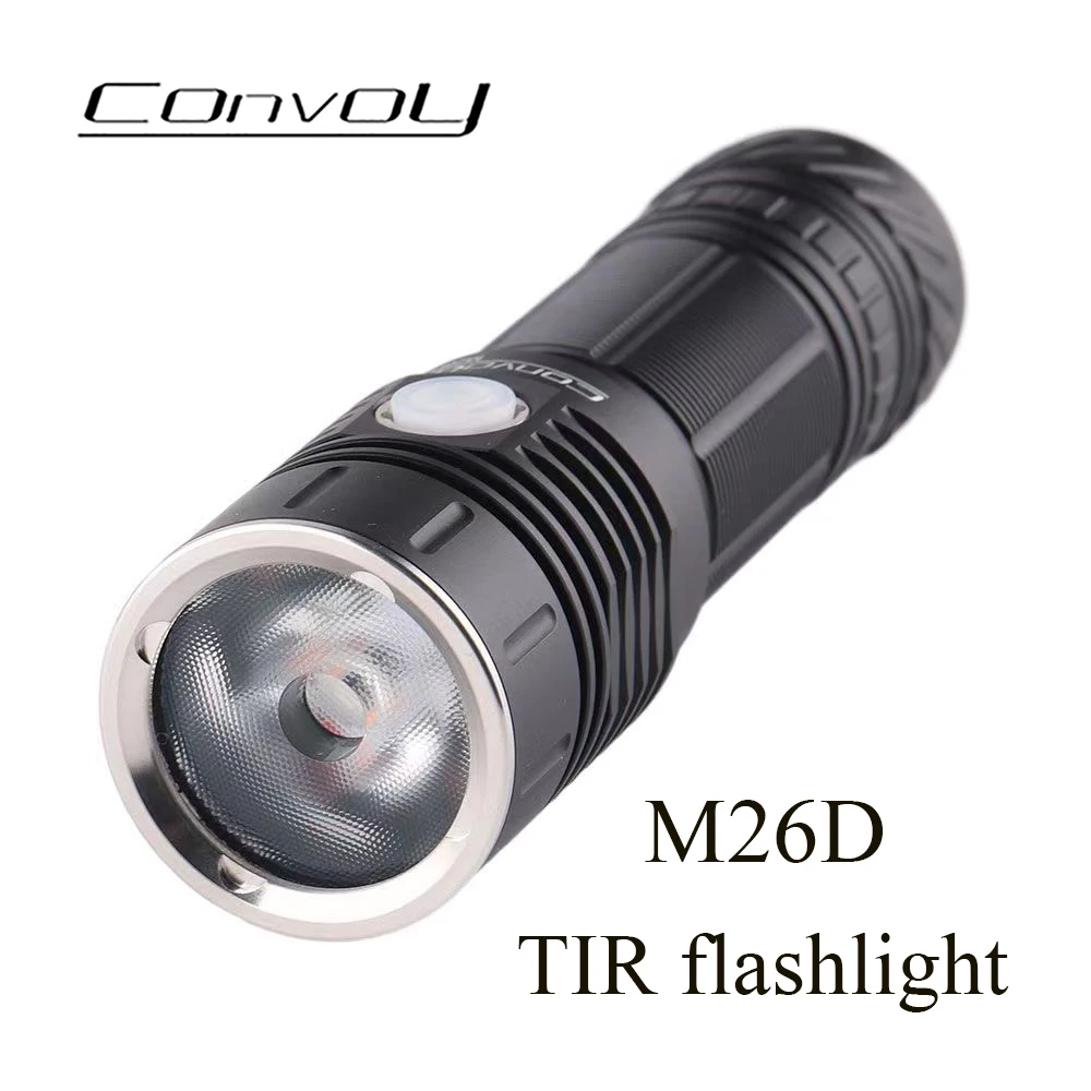 Convoy M26D LED 26800 /26650 TIR Flashlight Torch Hunting Lamp Type-c Charging Port Work Light Lanterne Latarka Zaklamp Lampe