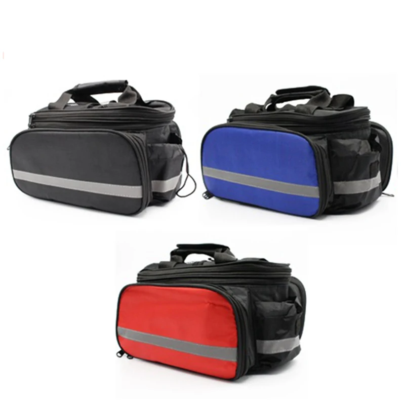 

Bicycle multi-function expandable rear piggyback mountain bike shelf bag bicycle rear tail bag single piggyback bag