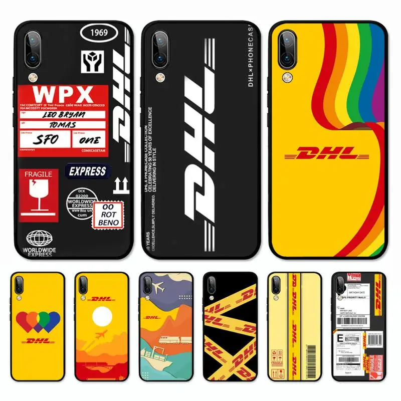 

DHL Hot Express 50th Anniversary Edition Phone Case for Vivo Y91C Y11 17 19 17 67 81 Oppo A9 2020 Realme c3