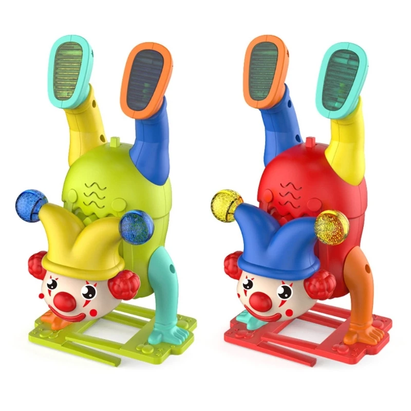 

Dancing Clown Toy for Kids 3+ Years Electric Walking Clown for Boys Girls Moving Clown Toy with Light & Sound