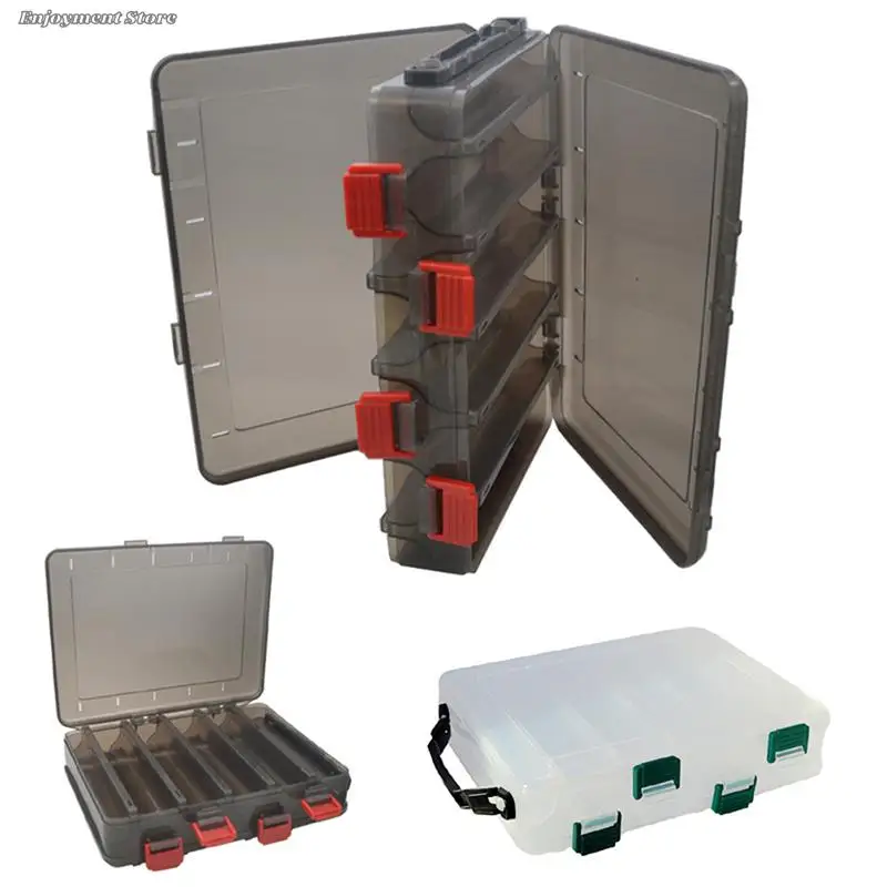 

1 шт., двухсторонняя коробка для рыболовных снастей