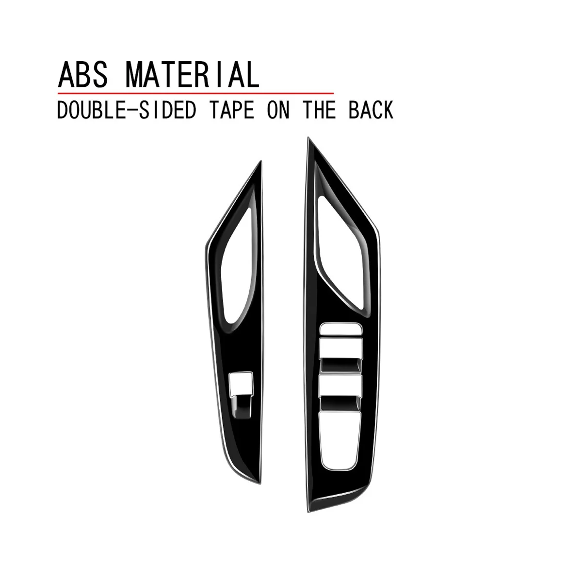 Автомобильный яркий черный подлокотник для межкомнатной двери оконный