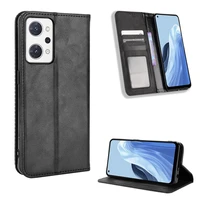 for oppo reno 7a case luxury flip pu leather wallet magnetic adsorption case for oppo reno 7a 7 a phone bags