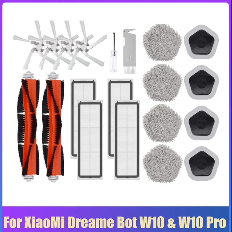 

20 шт., сменные детали для робота-пылесоса Xiaomi Dreame Bot W10 и W10 Pro