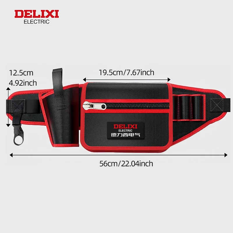 

DELIXI ELECTRIC Многокарманная поясная сумка для инструментов