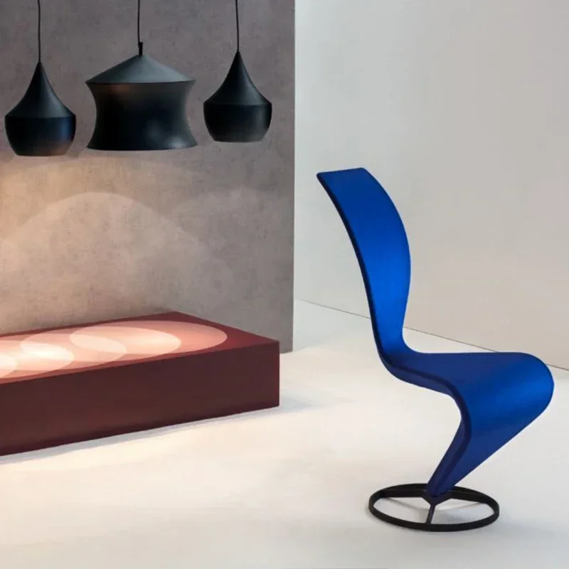 Скандинавский минималистичный дизайнер S-образной формы современная спинка для