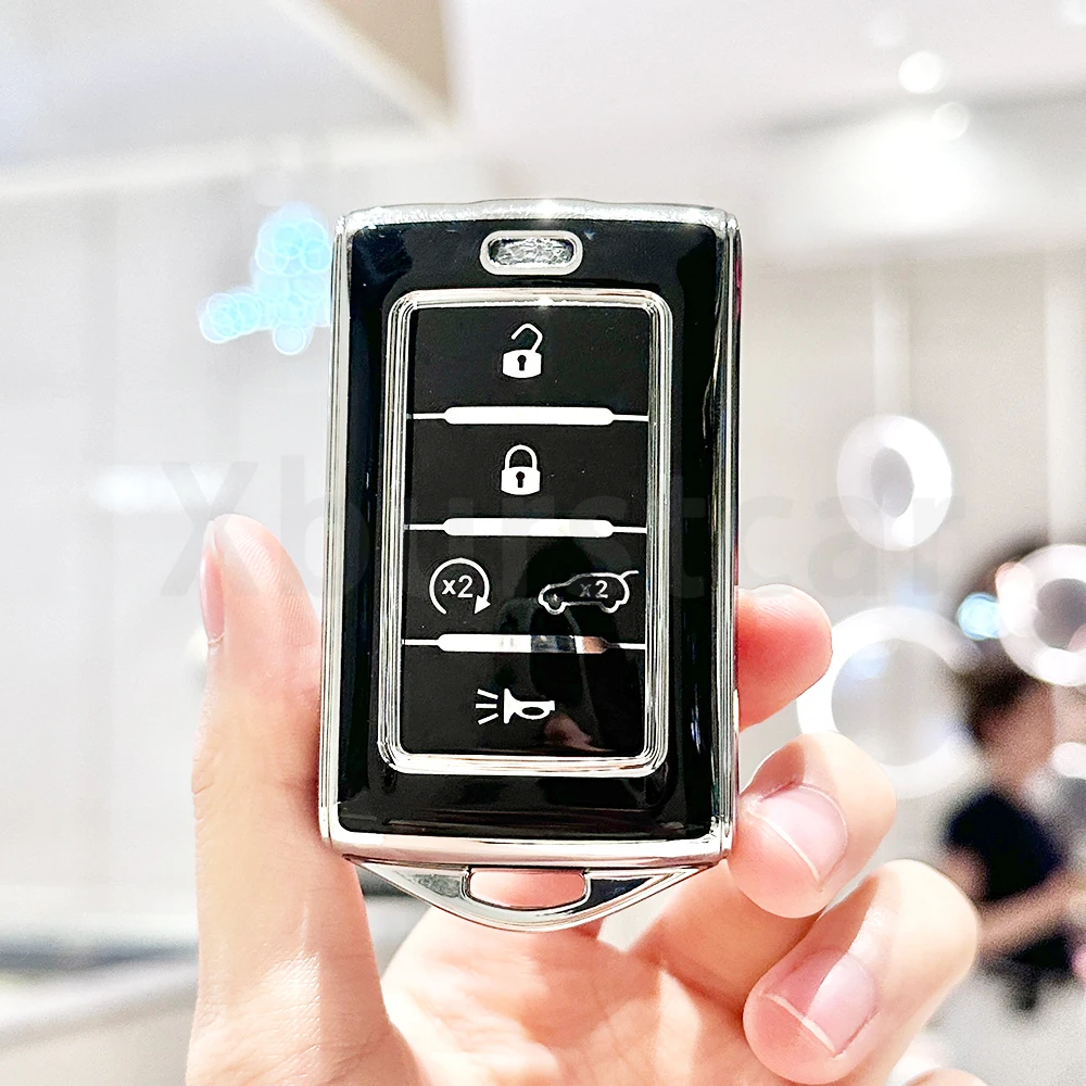 

Автомобильный брелок из ТПУ, защитный чехол для ключей, автомобильный чехол-держатель для JEEP WAGONEER / GRAND WAGONEER / GRAND CHEROKEE