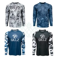gillz fishing shirt long sleeve jersey men tops gear protection jacket outdoor uv uniform breathable upf 50 camisa de pesca