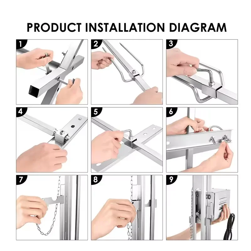 Домашний электрический мотор из нержавеющей стали автоматический вращающийся
