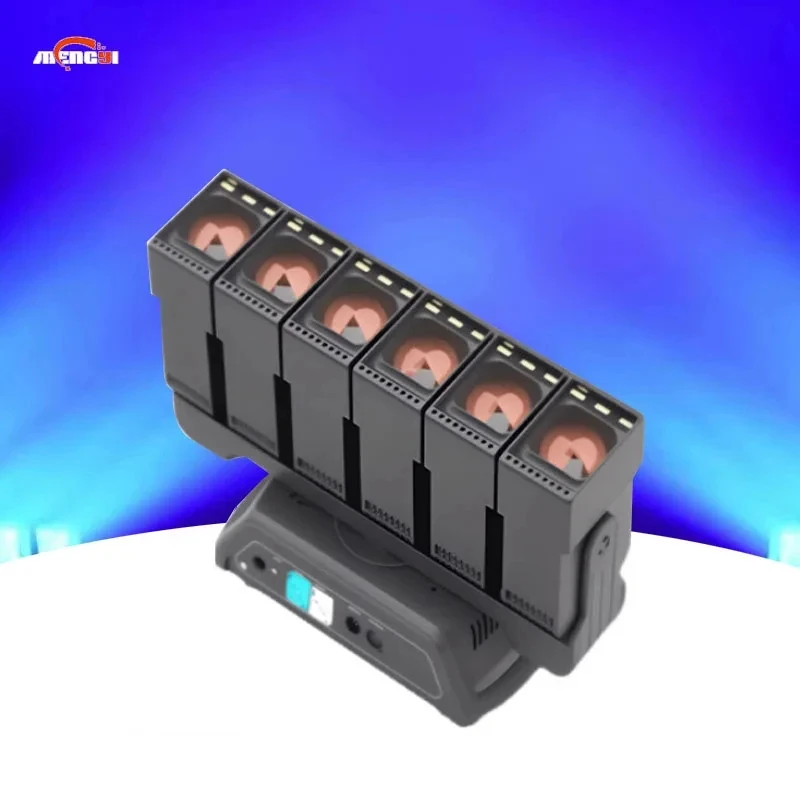 Фото Светодиодный матричный прожектор Stage Light Bar 6x60W RGBW 4-в-1 DMX Pixel Zoom Beam Wash с вспомогательным светом для дискотек и диджеев №1