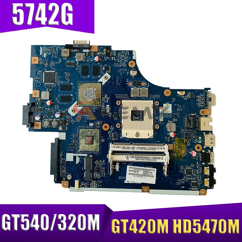 

5742G LA-5893P motherboard GT540M GT320M GT420M HD5470M GPU For Acer 5740 5741 5742 5741G 5742G laptop motherboard mainboard