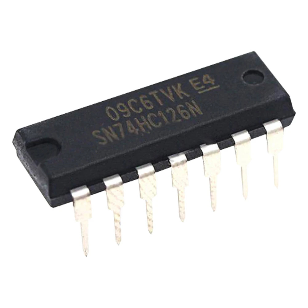 

SN74HC126N SN74HC126 74HC126 Quadruple Bus Buffer Gates with 3-State Outputs Breadboard-Friendly IC DIP-14 (Pack of 10)