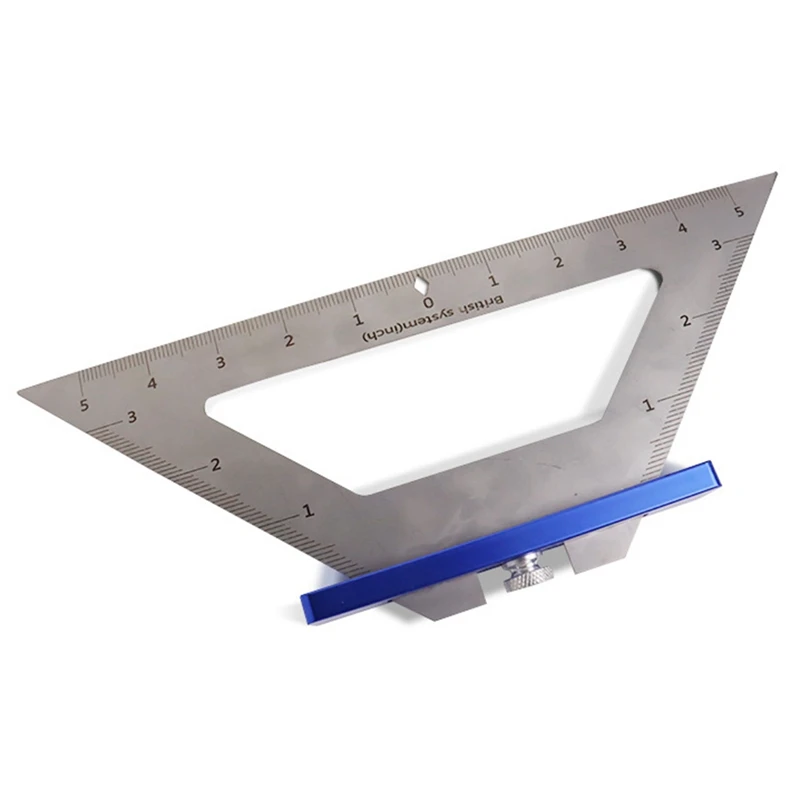 

Woodworking Triangular Marker Simple Easy Ruler Line Drawing Marking Gauge Line Crossing Artifact Angle Ruler